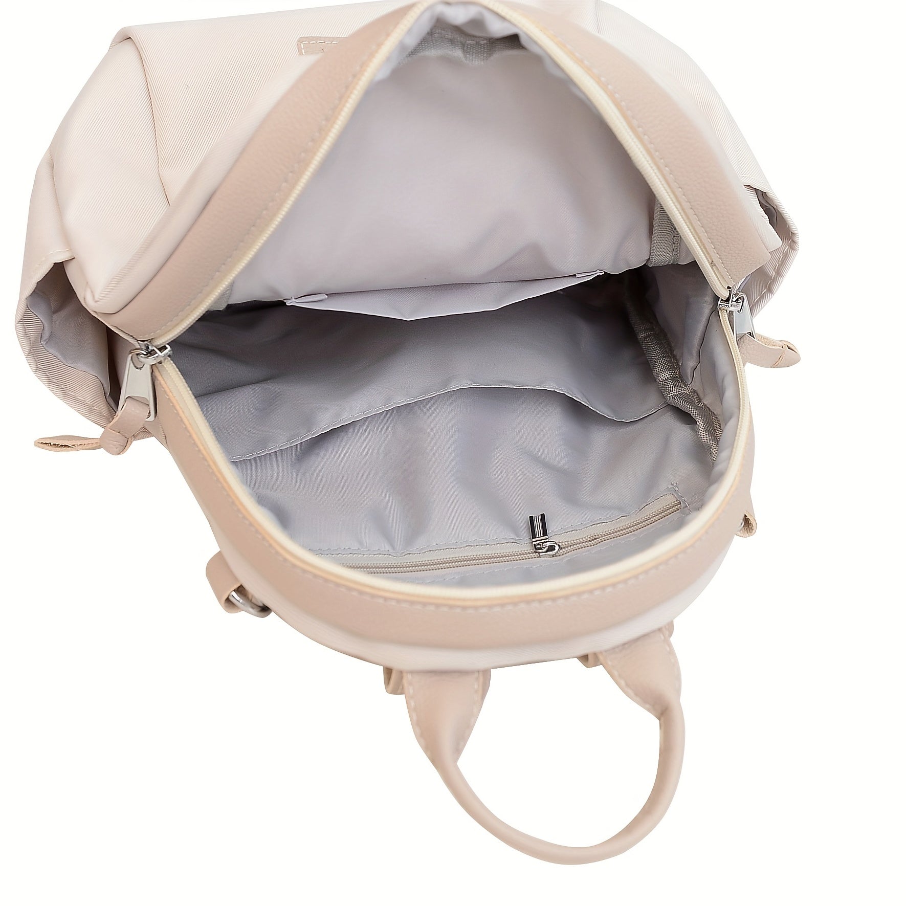 Casual Zipper Backpack All Match Storage Travel Daypack