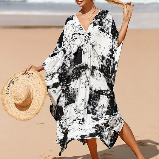  Tie Dye Cover Up Dress