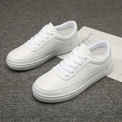 Men's Lace-up Sneakers PU Leather Skate Shoes