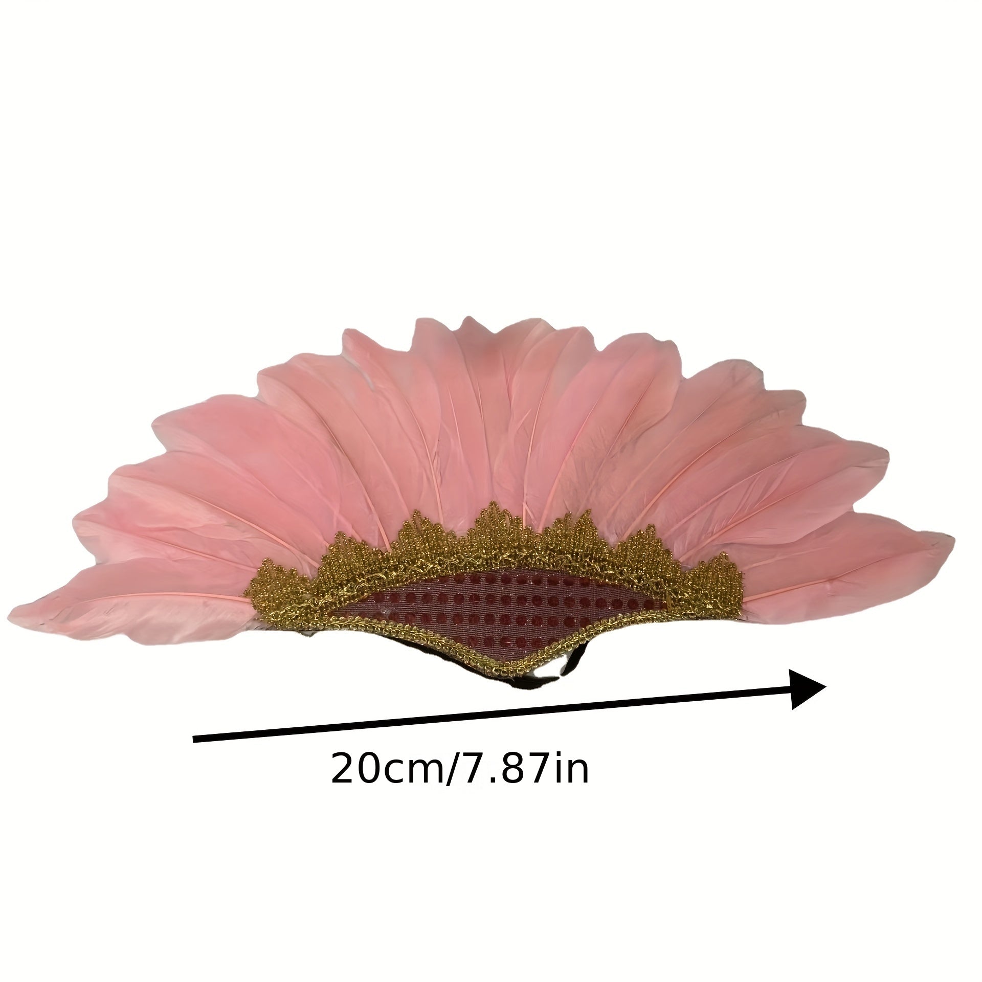 Colorful Feather Headdress for Halloween Show Party