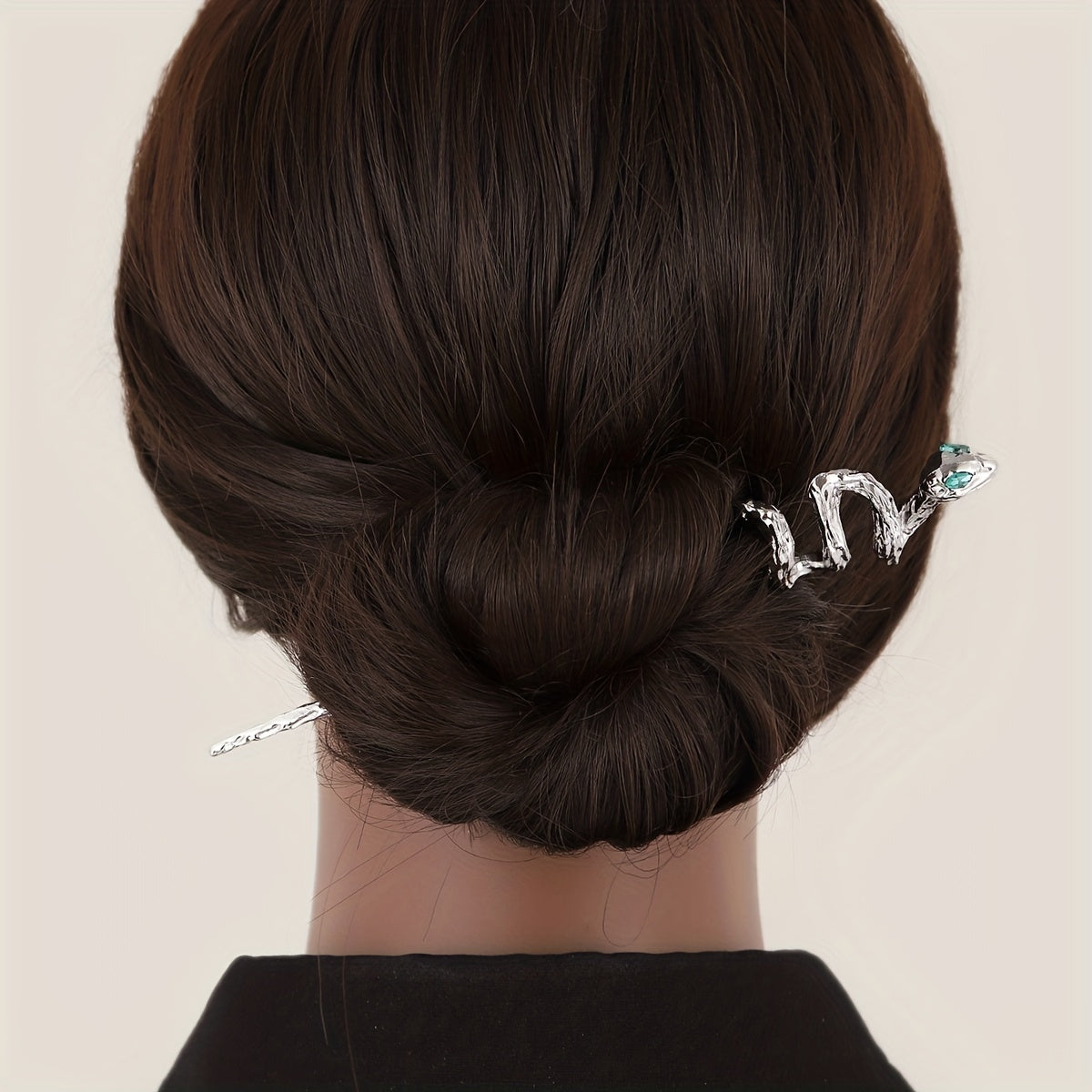 Snake Shaped Hair Stick Alloy Hair Stick Punk Hair Pin Women Girls Hair Pin