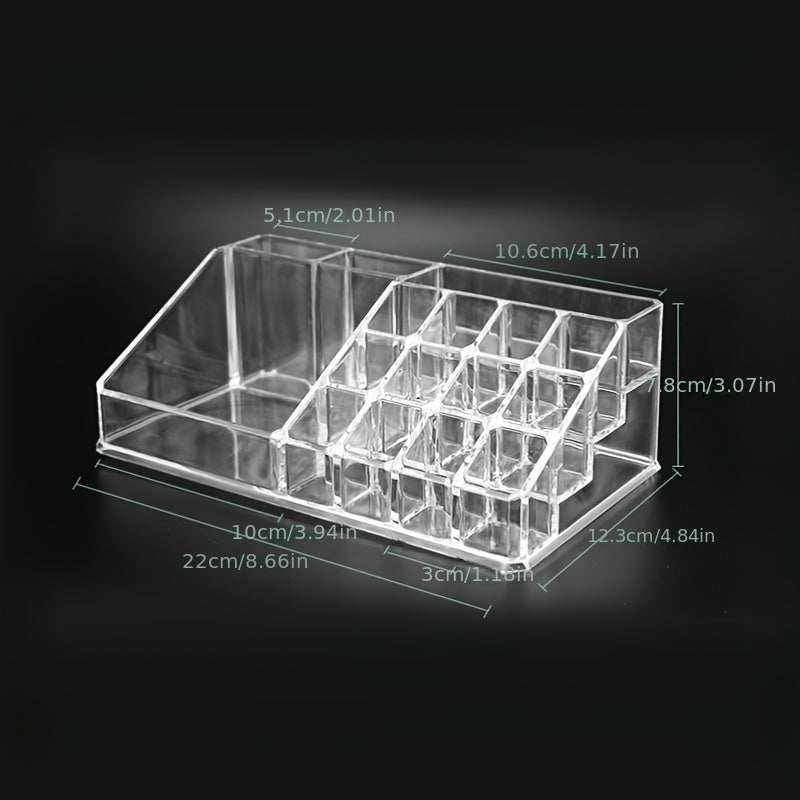 Acrylic Lipstick Organizer Lipstick Holder Lip Gloss Organizer Cosmetic Storage
