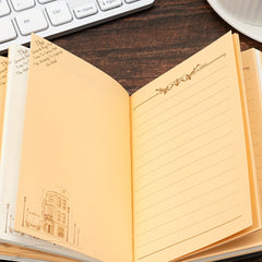Embossed Tree Retro Diary Notebook Student Stationery