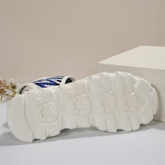 Women's Thick Bottom Woven Sandals Soft Comfortable Outdoor Sandals