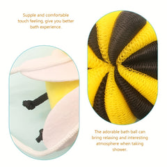 Bee Loofah Sponge Cartoon Bee Bath Sponge Shower Sponge