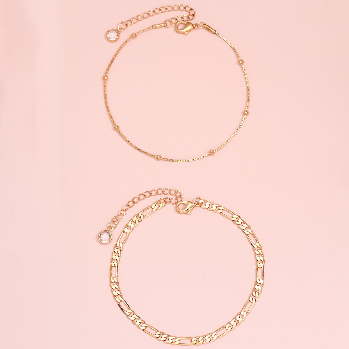 Dainty Twist Knot Anklet Chain Hollow Alloy Link Chain Beach Surfing Jewelry