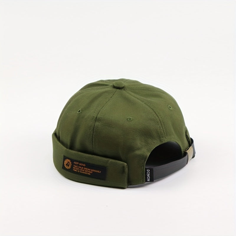 Hip Hop Melon Leather Hat for Couples