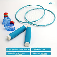 2pcs Badminton Racket Set Youth And Adult Outdoor Sports And Leisure Toy