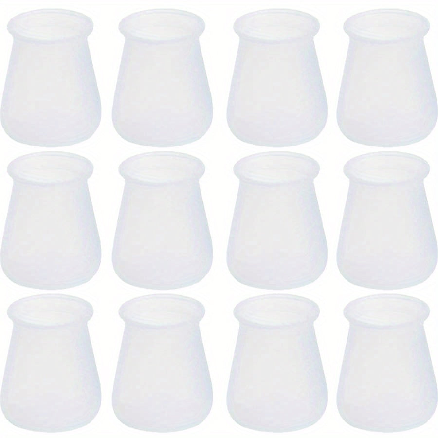 12PCS Silicone Table Chair Protection Set Leg Protector Foot Pad Floor Protectio
