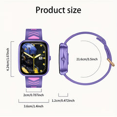 Kids Smart Watch with Wireless Calling Music Player LED Flashlight