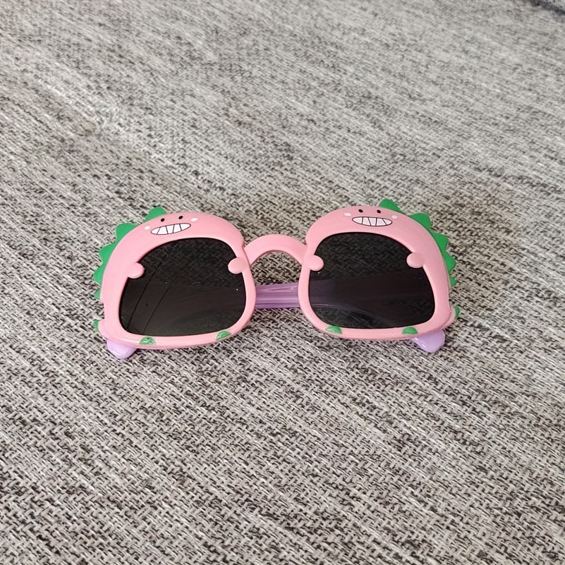 Cartoon Dinosaur Frame Sunglasses UV Protection Kids Summer Accessories