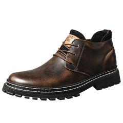 Men's Low Heel Derby Shoes Lace up Front