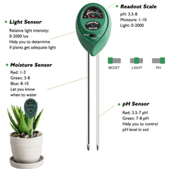 Discover Your Soil with 3-in-1 Tester Kit