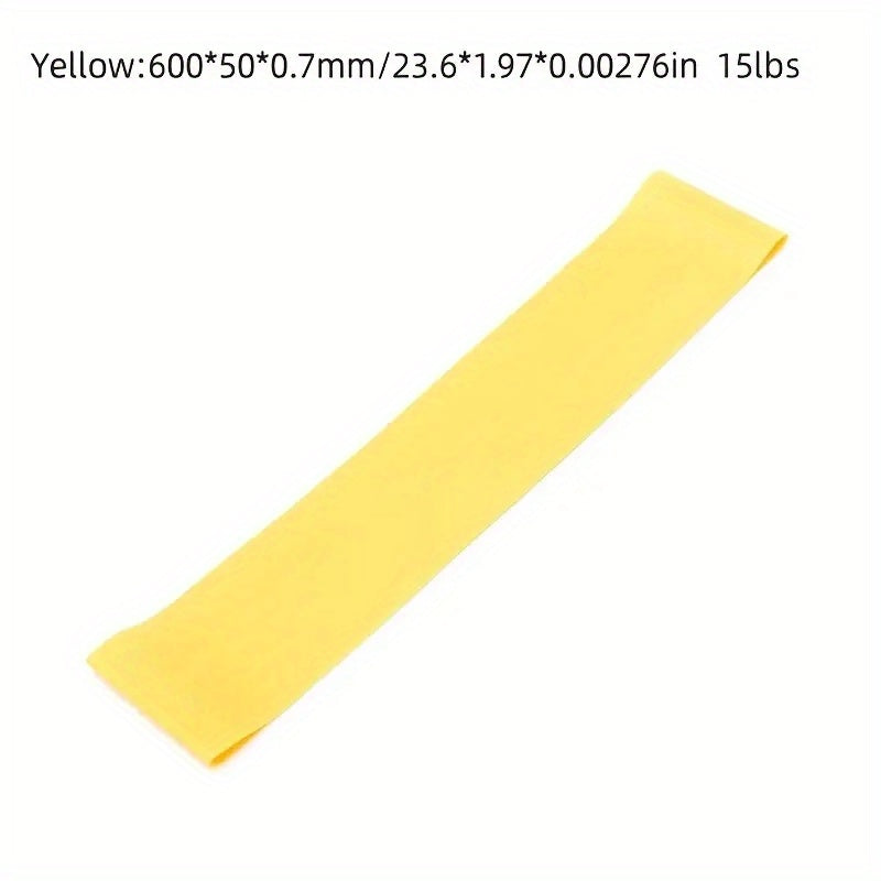 TPE Yoga Elastic Belt Fitness Resistance Band for Strength Training