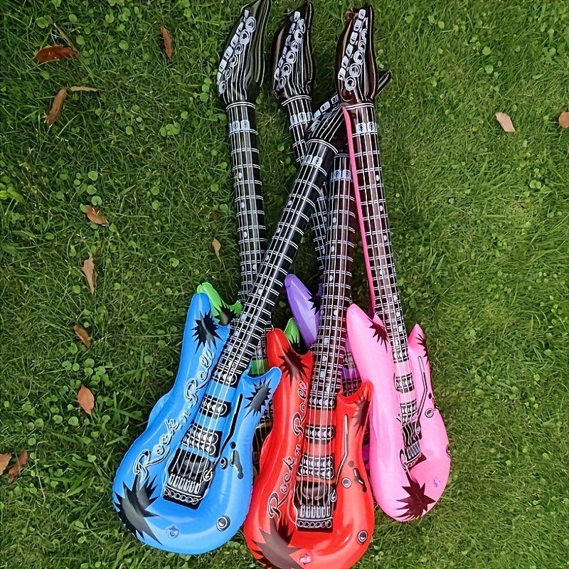 6pcs Inflatable Guitar Float for Pool Party Beach Swimming Toys