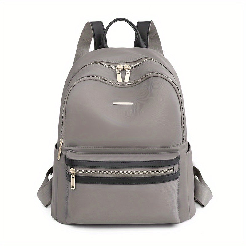Casual Solid Backpack Preppy Style School Bag Daypack