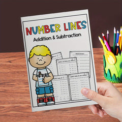 Number Line Addition & Subtraction for Homeschooling & Classrooms