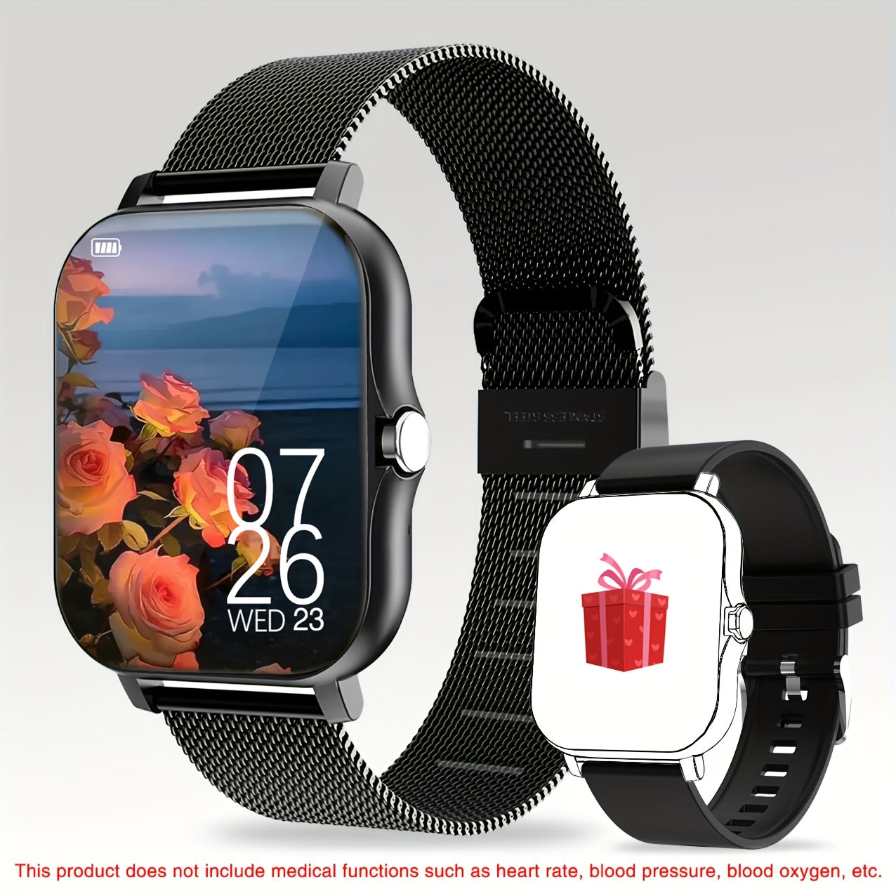 Smart Watch with Wireless Calling Long Sitting Reminder