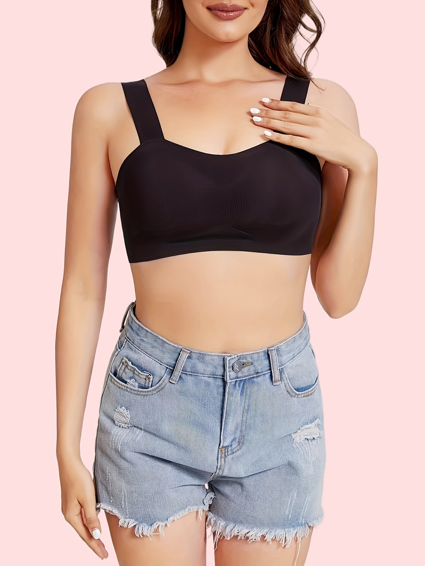 Wireless Push Up Bra  Comfy & Breathable Women's Lingerie
