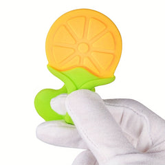 Silicone Baby Teether Fruit Shape Newborn Molar Stick
