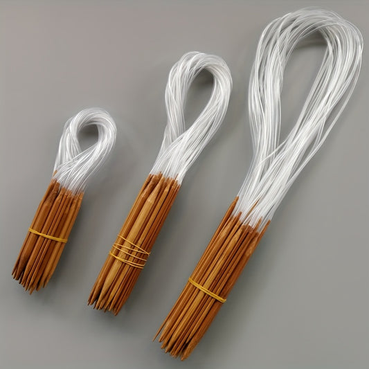 18pcs Bamboo Circular Knitting Needles Set for Adults