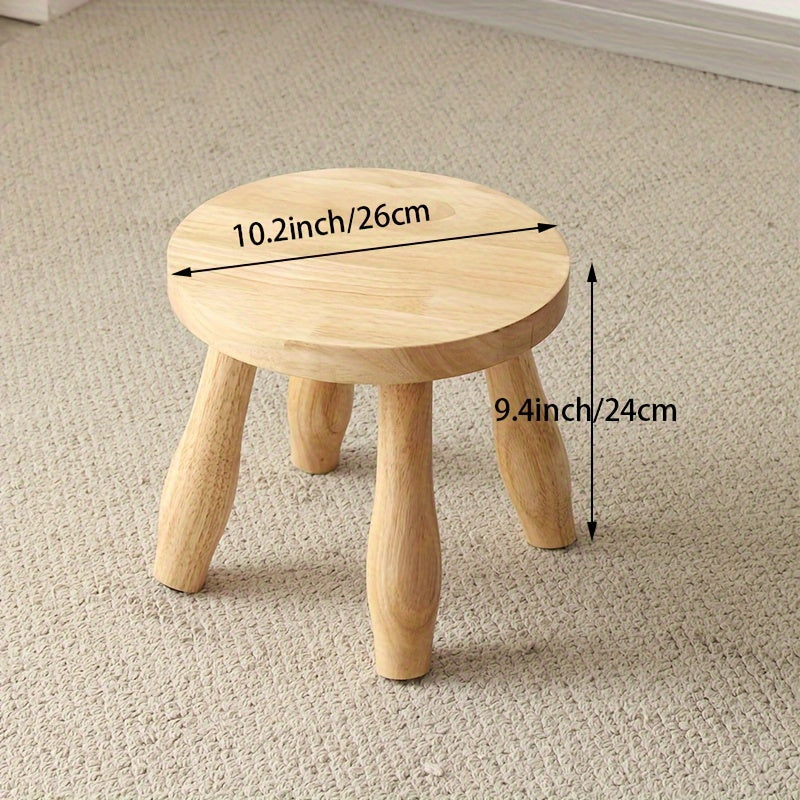 Detachable Solid Wood Stool Round Small Stool Modern Foyer Shoe Changing Stool