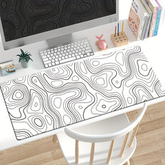 Abstract Line Large Gaming E-sports Mouse Pad - Oversized Extended Desk Mat