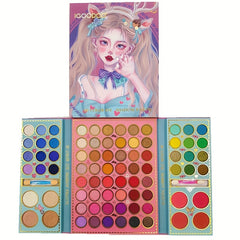 80 Colors Eyeshadow Palette Blush Concealer Powder Palette