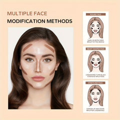 2-in-1 Contouring & Highlighter Face Pressed Powder