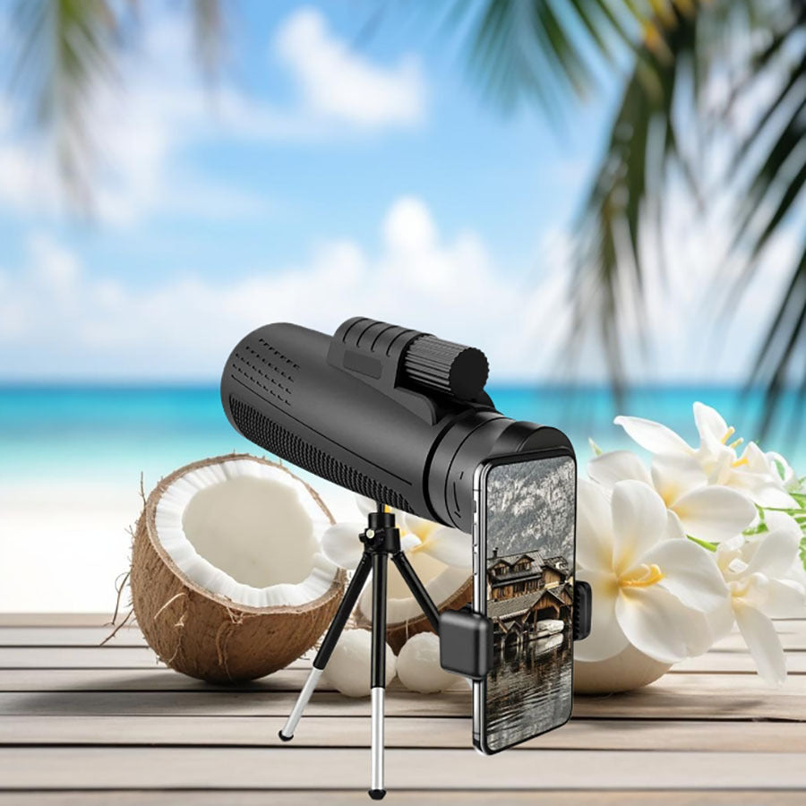 High Resolution 10X Telescope for Outdoor Activities - Ideal Holiday Gift