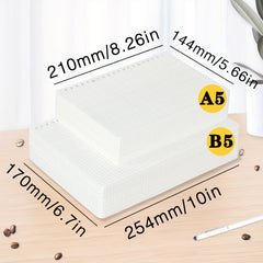 200 Pages 600 Pages A5 B5 Grid Loose leaf Paper Refill