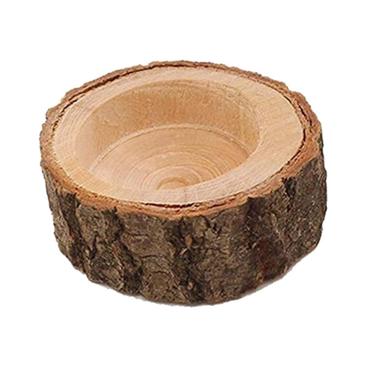 24Pcs Wooden Candle Holder for Wedding Party, Home Decor