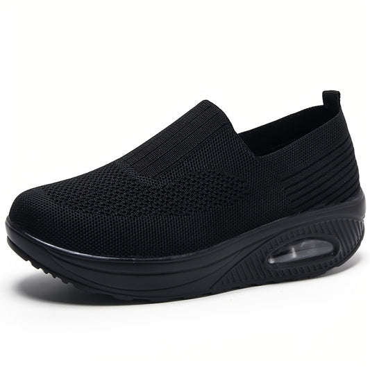Breathable Slip on Running Sneakers Anti-Slip Air Cushion Casual Shoes