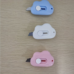 Mini Retractable Utility Box Cutter Letter Opener Pocket Knives Colorful