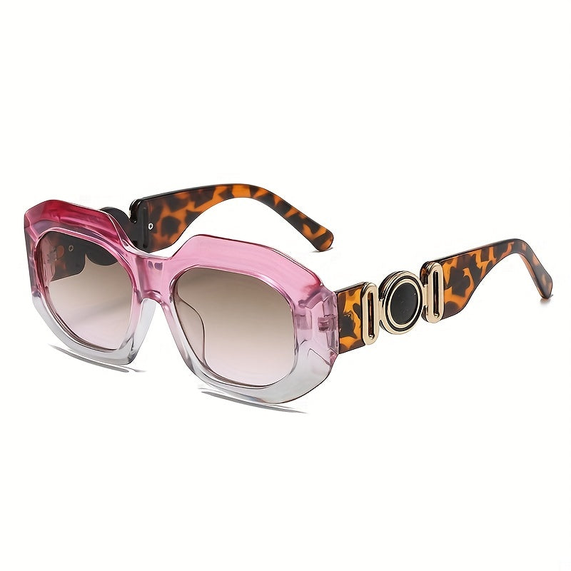 Y2K Irregular Sunglasses Retro Tortoiseshell UV400 Sun Shades