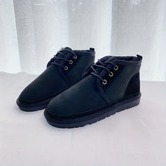 Men's Winter Thermal Snow Boots with Fuzzy Lining