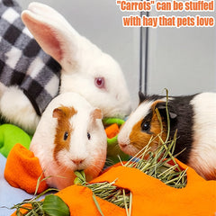 Rabbit Foraging Mat Interactive Puzzle Small Pet Training Toy Soft Feeding Mat