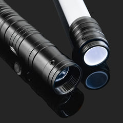 2 in 1 RGB Light Sabers with Metal Hilt 16 FX Silent & Flash Modes