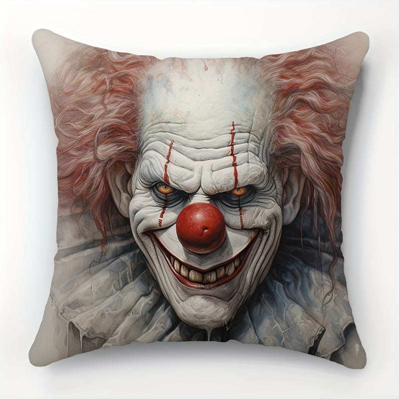 Halloween Horror Peach Velvet Pillowcase Home Decoration