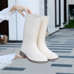 Women's Waterproof Non-slip Rain Boots Lightweight Rubber Shoes