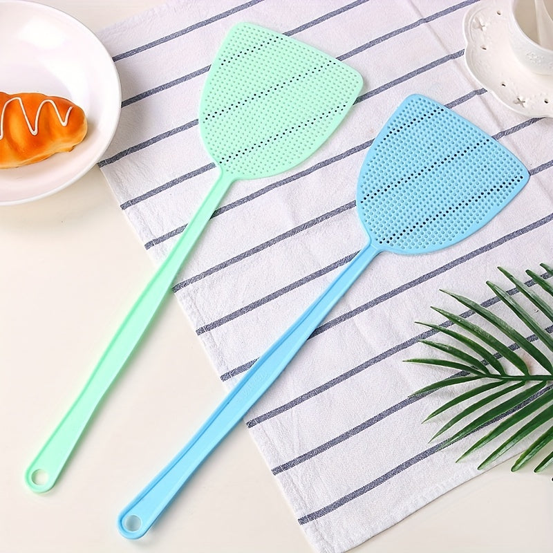 2pc Manual Fly & Mosquito Killer with Long Handle & Durable Mesh