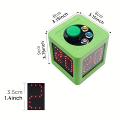 Shot Clock Seconds Countdown Timer Chess 20 30 Sec Custom Time Cube Timer