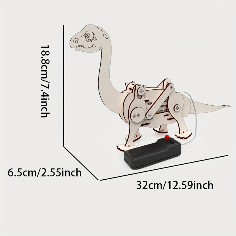 Wooden Brachiosaurus Model Kit - DIY Science Experiment