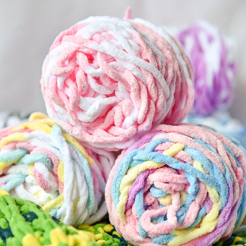 Ice Thread Wool for Knitting/Crocheting Doll Slippers Scarf