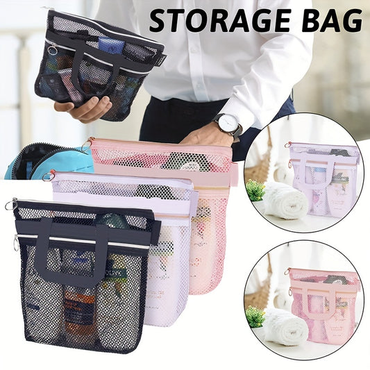 Portable Shower Tote Mesh Travel Toiletry Bag
