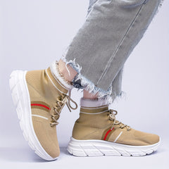 Women's Plush Inner Warm Sports Sneakers Winter Running Shoes