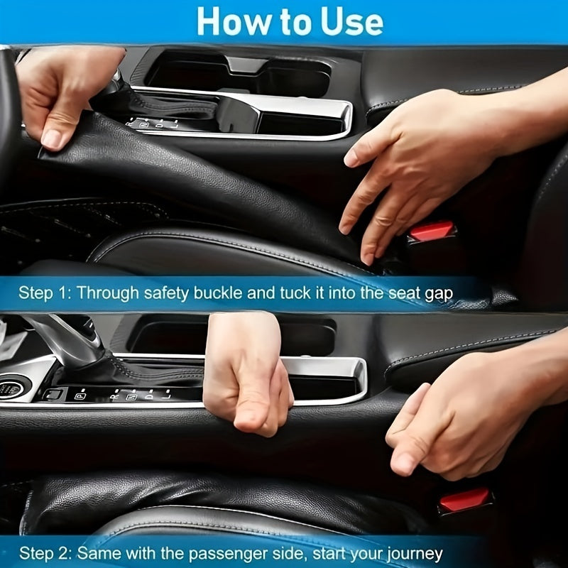 Car Seat Gap Filling Material - Soft Leather Leak Proof Gasket
