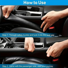 Car Seat Gap Filling Material - Soft Leather Leak Proof Gasket
