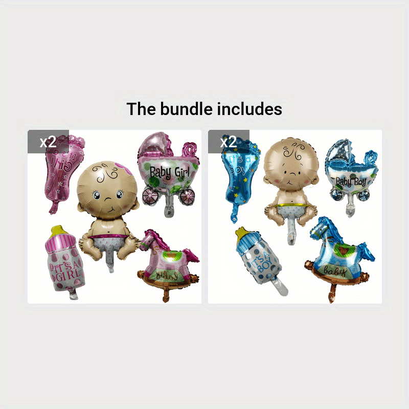 5pcs Birthday Mini Cartoon Balloon Set