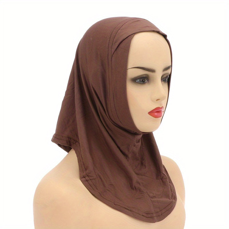 Retro Turban Headband for Women Soft Sunscreen Half Pack Hijab